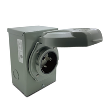 Sintron Generator Power Inlet Box, 50 Amp 125/250 Volt, NEMA SS2-50P Twist Locking Plug, Weatherproof Outdoor Use, ETL Listed, For Generators Up to 12500 Watts