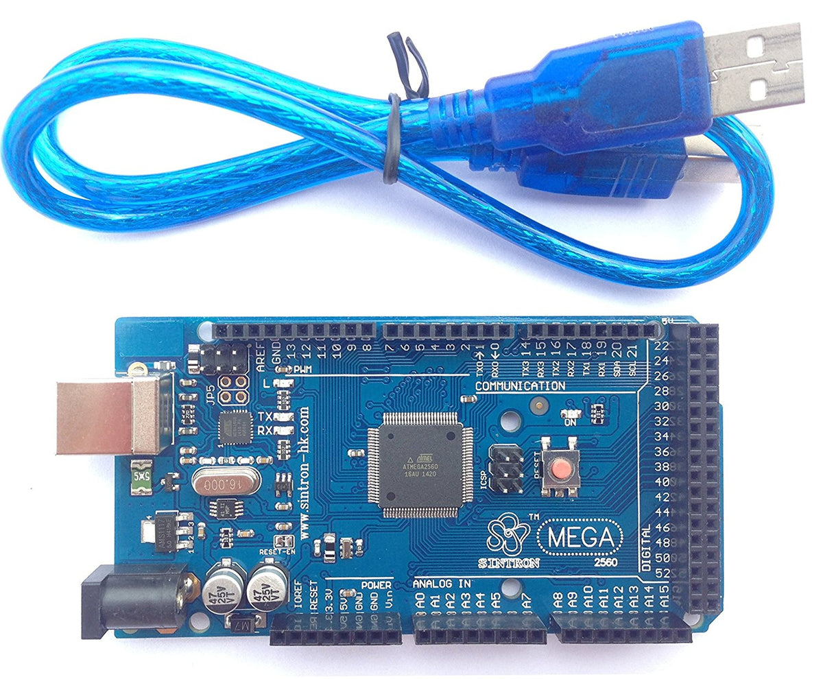 [Sintron] Arduino MEGA 2560 R3 including USB Cable for 3D Printer – Sintron  Technology