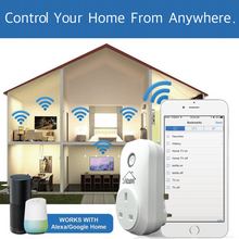 Sintron ST-027 Smart Plug Socket - Works with iPhone Siri Amazon Alexa Google Home Google Assistant , no Hub required , Energy Saving A+++, compatible with Smart Phone/PC/Mac/Linux/Windows/iOS/Android - Sintron
