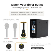 Sintron ST-005 220V/240V Payment Operated Timer Control Power Box - LCD Upgrade Coin & Mobile Payment with Apple Pay Google Pay Paypal Venmo Stripe 3 Prong / 4 Prong for Dryer