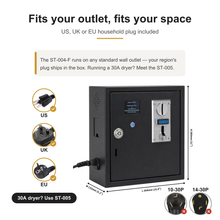 Sintron ST-004-F 110V~120V Coin & Mobile contactless Payment Operated Timer Control Power Box - Credit Card Apple Pay Google Pay PAYPAL Venmo Cash App STRIPE Square etc...(not limited)