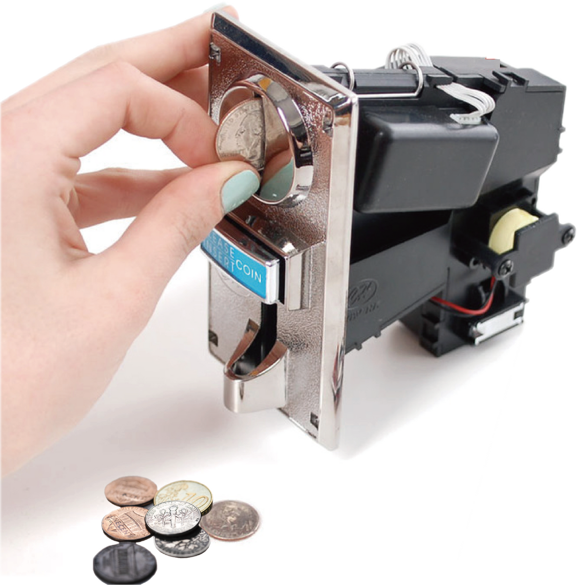 [Sintron] ST-001: Advanced 8-Coin Multi-Acceptor for Vending, Self-Ser
