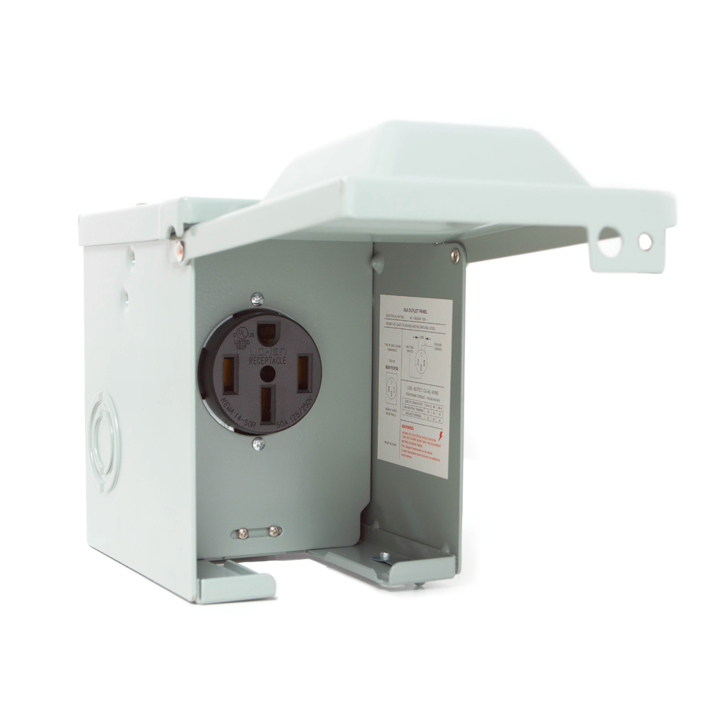 Sintron RV Power Outlet Box, 50 Amp 125/250 Volt, Enclosed