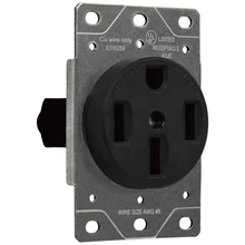 Sintron Heavy Duty Series - NEMA 14-50R Receptacle Outlet, For Clothes Dryers, Kitchen Range & EV Charging, 125/250 Volt 50A Current Rating, UL listed