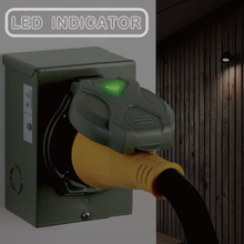 Sintron Generator Power Inlet Box, 50 Amp 125/250 Volt, NEMA SS2-50P Twist Locking Plug, Weatherproof Outdoor Use, ETL Listed, For Generators Up to 12500 Watts