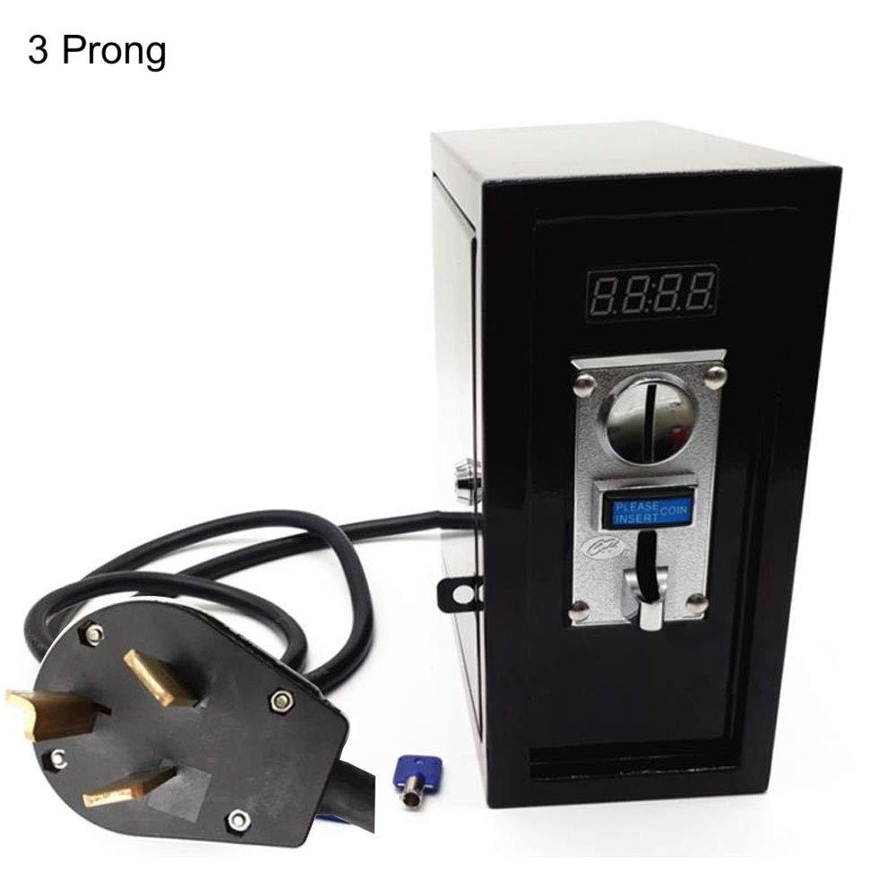 4 Prong Coin Operated Timer Box Time Control Board Power Supply Box for  Dryer
