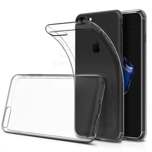 Sintron iPhone 7/8 Plus Clear Case - Ultra Thin Crystal Fully Transparent, Shock Absorption, Flexible Durable, Scratch and Smudge Resistant, TPU Environmental Protection Material, Support Wireless Charging, for iPhone 7/8 Plus - Sintron