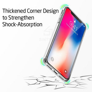Sintron iPhone X Clear Case - Ultra Thin Crystal Fully Transparent, Shock Absorption, Flexible Durable, Scratch and Smudge Resistant, TPU Environmental Protection Material, Support Wireless Charging, for iPhone X, 24-Hour Customer Support, 30-Day Money - Sintron