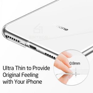 Sintron iPhone X Clear Case - Ultra Thin Crystal Fully Transparent, Shock Absorption, Flexible Durable, Scratch and Smudge Resistant, TPU Environmental Protection Material, Support Wireless Charging, for iPhone X, 24-Hour Customer Support, 30-Day Money - Sintron