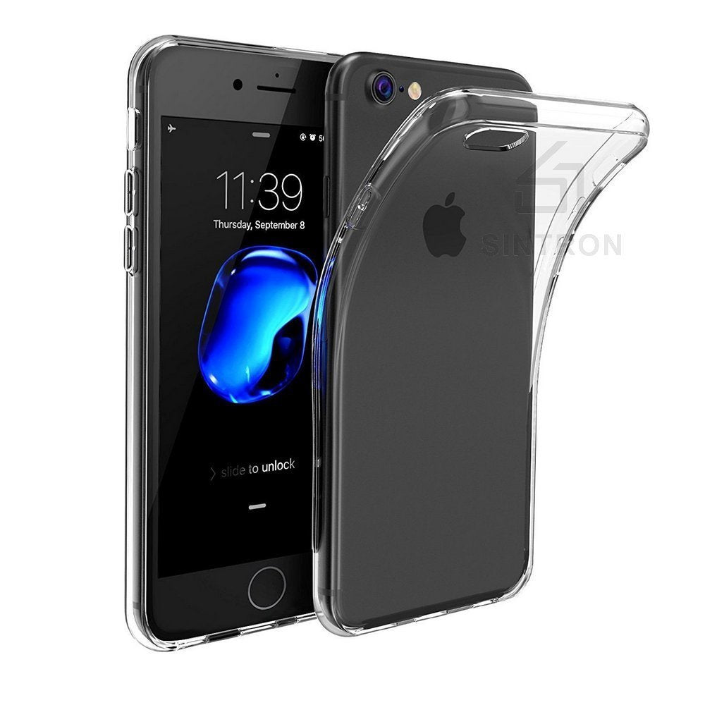 Sintron iPhone 7/8 Clear Case - Ultra Thin Crystal Fully Transparent, Shock Absorption, Flexible Durable, Scratch and Smudge Resistant, TPU Environmental Protection Material, Support Wireless Charging, for iPhone 7/8, 24-Hour Customer Support, 30-Day - Sintron