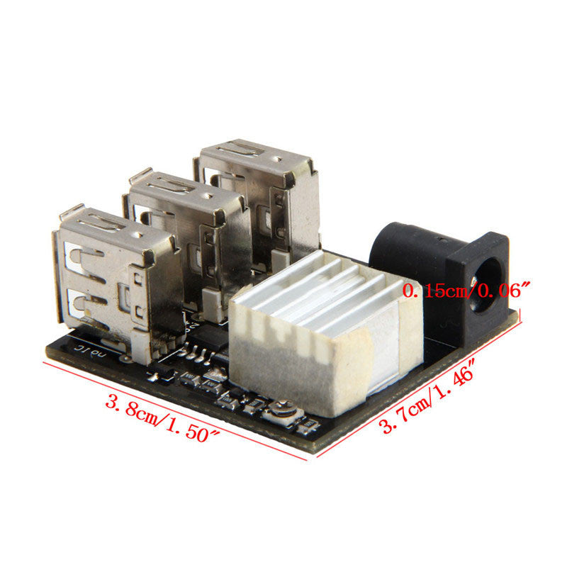 Small Charging Module Sintron 3 USB Mini Charging Module DC-DC 9V/12V To 5V 8A Step Down Pow ...