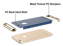 iPhone 6S Case 3 In 1 Ultra Thin and Slim Hard Case Coated Non Slip Matte Surface with Electroplate Frame for Apple iPhone 6 (4.7") and iPhone 6S (4.7") - Sintron