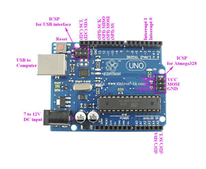 [Sintron] UNO R3 ATMEGA328P + USB Cable + Reference PDF Files for Arduino's IDE - Sintron