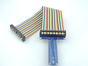 [Sintron] New 40-Pin GPIO Extension Board Starter Kit with RGB LED Switch Push Button 830 Points Breadboard for Raspberry Pi 1 Models A+ and B+, Pi 2 Model B, Pi 3 Model B,Pi 4 Model B and Pi Zero - Sintron
