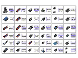 KEYESTUDIO 37 in 1 Sensor Kit 37 Sensors Modules Starter Kit for Arduino Mega R3 2560 Raspberry Pi Programming, Electronics Components STEM Education Set for Teens Adults Tutorial KEYESTUDIO 37 in 1 Sensor Kit 37 Sensors Modules Starter Kit for Arduino Mega R3 2560 Raspberry Pi Programming, Electronics Components STEM Education Set for Teens Adults Tutorial