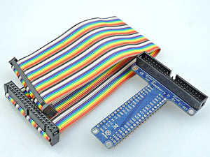 [Sintron] 40-Pin GPIO Extension Board Starter Kit + Micro Servo SG90 Sidekick LED Thermistor Temperature Sensor Breadboard for Raspberry Pi 1 Models A+ & B+, Pi 2 & 3 & 4 Model B and Pi Zero - Sintron