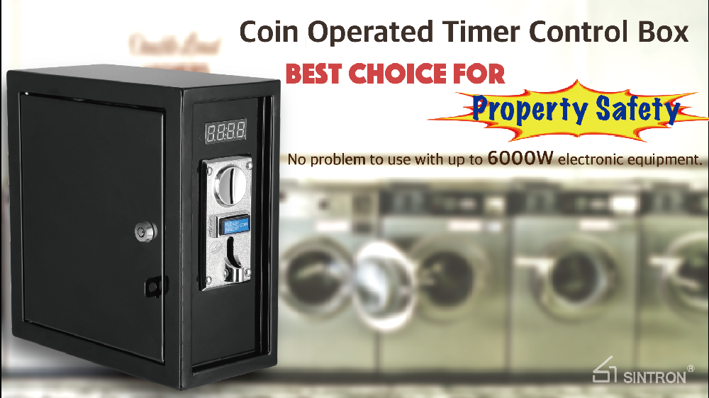 Time Control Box Sintron ST-003 Coin Operated Timer Control Box with NEMA 10-30R Recept ...
