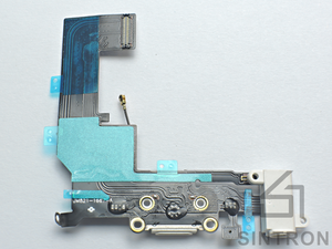 Sintron iPhone 5/5C/5S/6/6Plus/6S/6SPlus Charging Port - Replacement Repair Part for iPhone Black Dock Connector Charging Port Headphone Jack Ribbon Flex Cable Assembly - Sintron