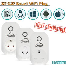 Sintron ST-027 Smart Plug Socket - Works with iPhone Siri Amazon Alexa Google Home Google Assistant , no Hub required , Energy Saving A+++, compatible with Smart Phone/PC/Mac/Linux/Windows/iOS/Android - Sintron