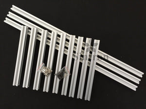 [Sintron]Kossel mini delta 3D printer 20mm x 20mm 4-slot Aluminum Extrusion Cover Kit - Sintron