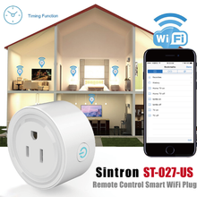 Sintron ST-027 US Smart Plug Socket - Works with iPhone Siri Amazon Alexa Google Home Google Assistant , no Hub required , Energy Saving A+++, compatible with Smart Phone/PC/Mac/Linux/Windows/iOS/Android - Sintron